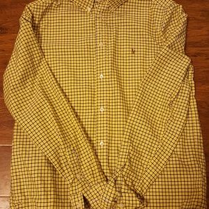 Long sleeve yellow shirt